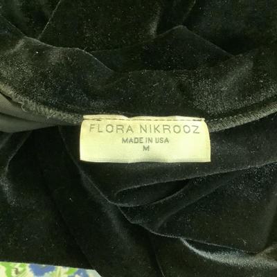 Lot 543 Vintage Flora Nikrooz, Off the Shoulder Crushed Velvet Top