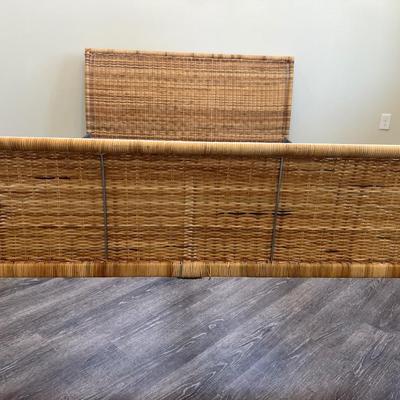 IKEA Queen Rattan Bed Frame