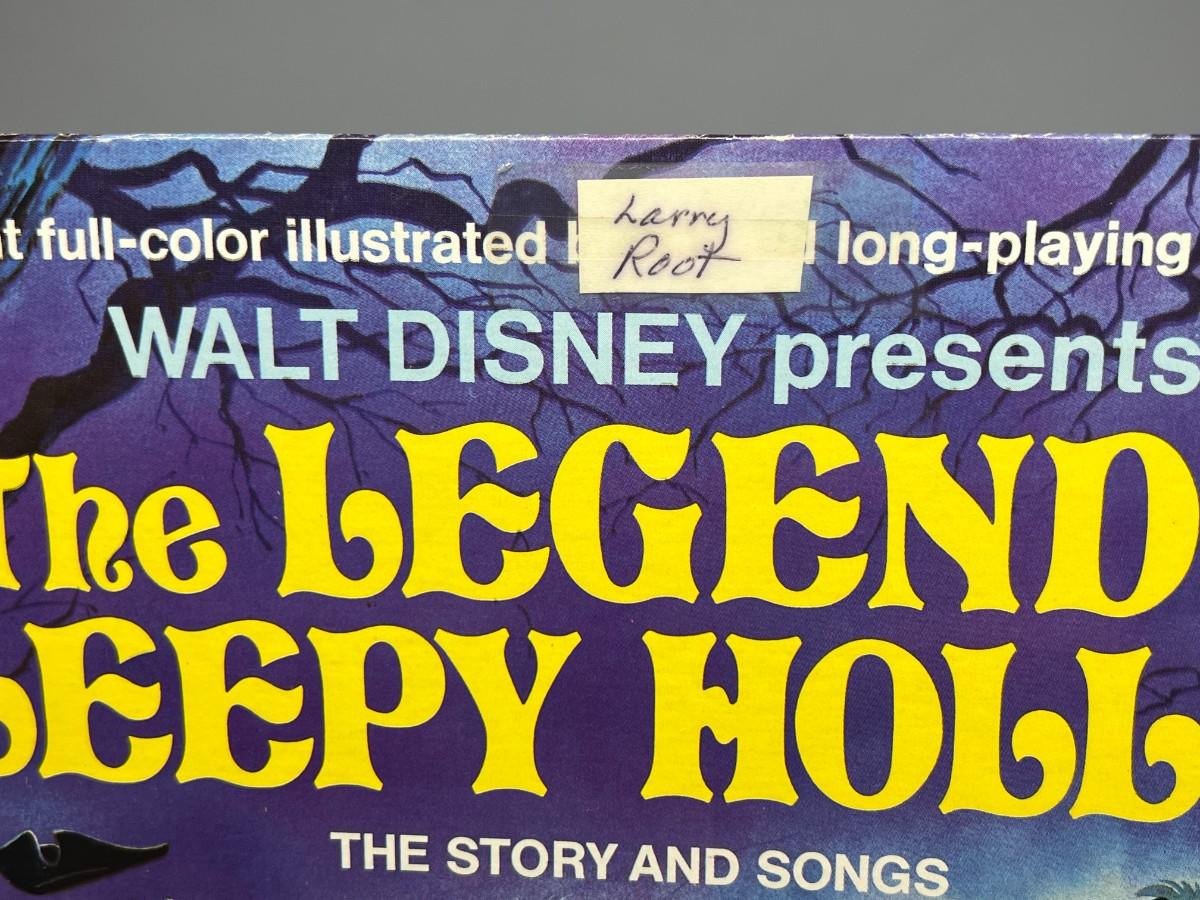 Vintage Walt Disney presents The Legend of Sleepy Hollow Story & Songs  PIcture Book Record | EstateSales.org