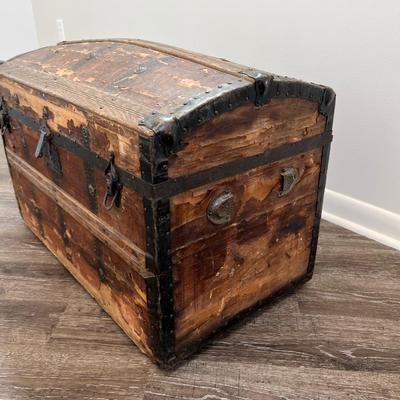 Vintage Wooden Chest