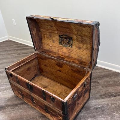 Vintage Wooden Chest