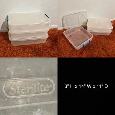 STERILITE / MAINSTAYS ~ (11) Misc Latch Lid Containers