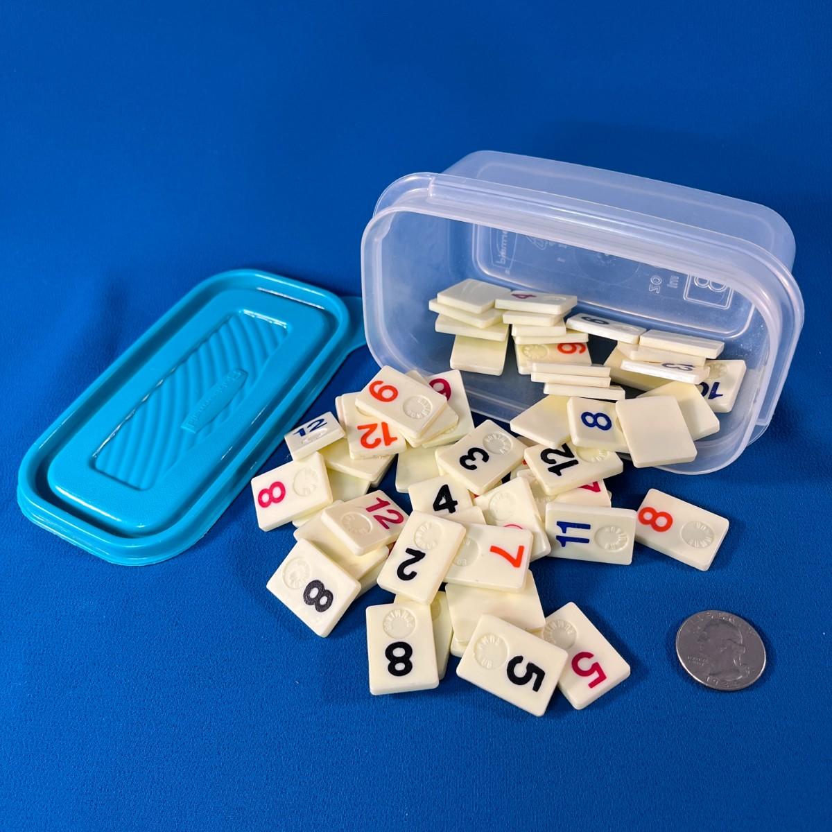BUNCH OF RUMMIKUB TILES