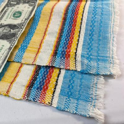 COLORFUL WOVEN TABLE SCARF 9â€ X 50â€