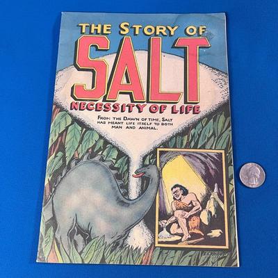 VINTAGE 1959 COMIC STYLE â€œSTORY OF SALTâ€ BOOKLET