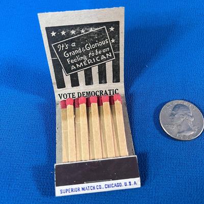 VINTAGE GRANT YOUNG FOR SHERIFF MATCHBOOK 