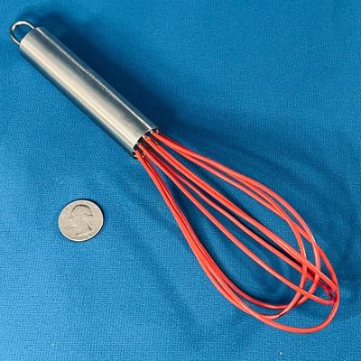 SILICONE WHISK 10â€ LONG