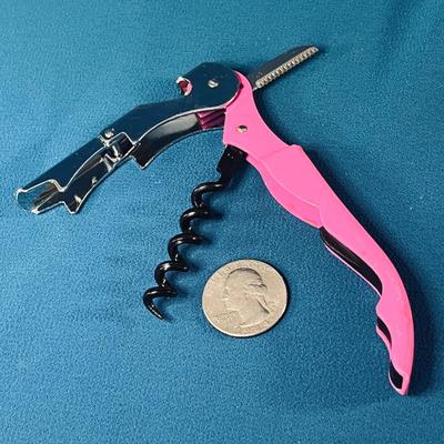 PINK HANDLED WINE MULTI-TOOL