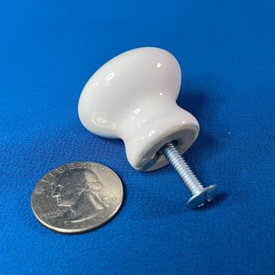 CERAMIC WHITE KNOB 