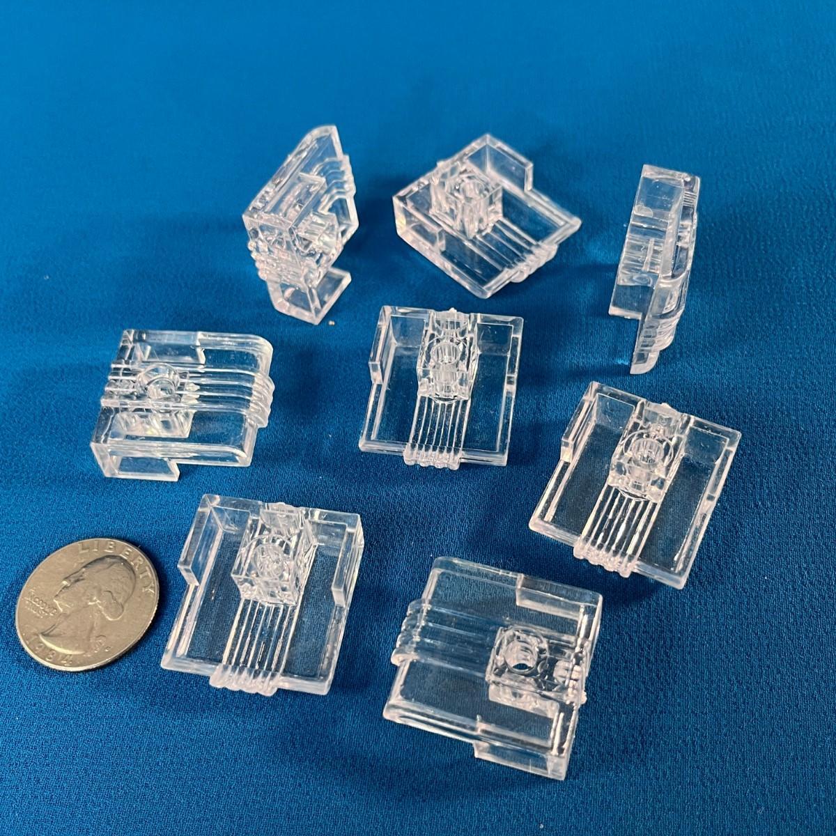 SET OF 8 WALL MIRROR MOUNTS