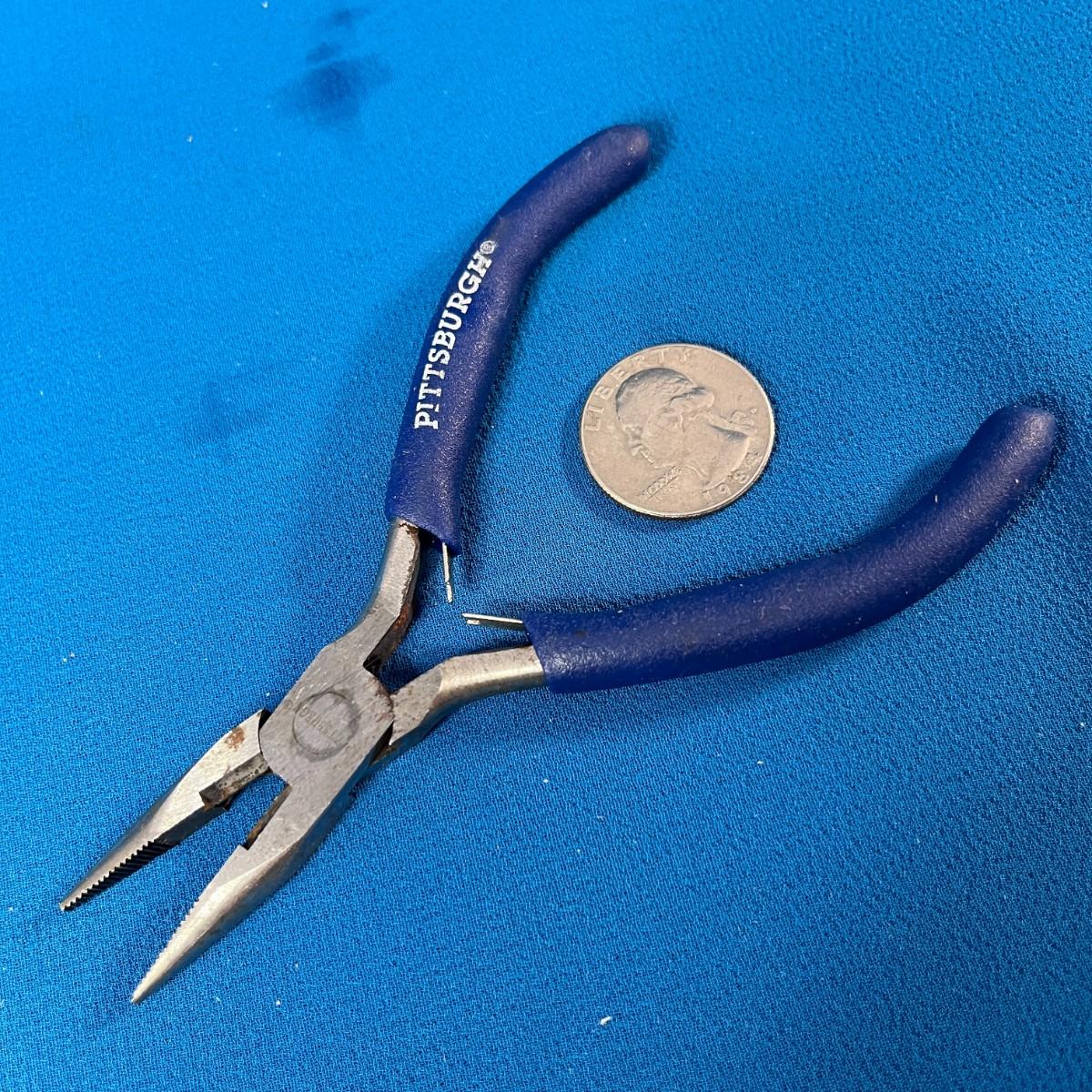 PITTSBURGH NEEDLE NOSE PLIERS 41/2” LONG