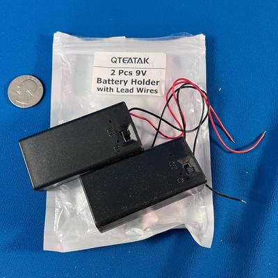 BATTERY HOLDER WITH LEAD WIRES X 2
