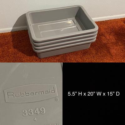 RUBBERMAID ~ (5) Totes