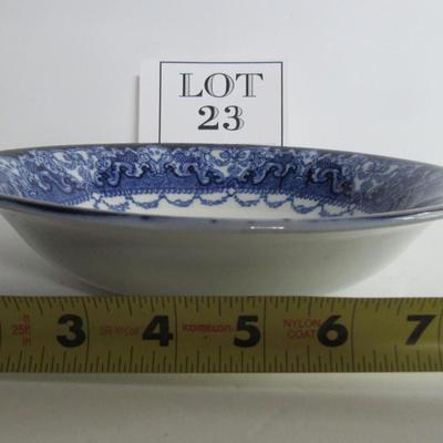 Vintage English Transferware Serving Bowl