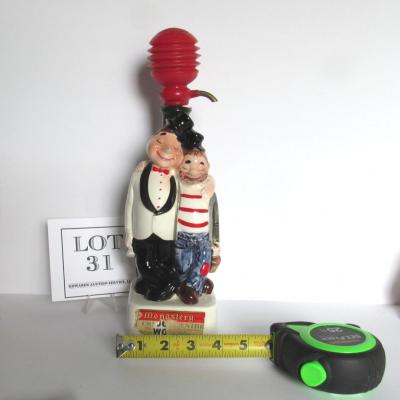 Vintage Hobos Creme de Meinthe Booze Bottle Decanter
