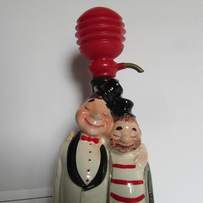 Vintage Hobos Creme de Meinthe Booze Bottle Decanter