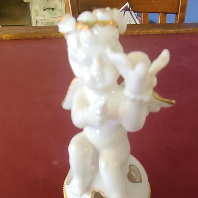 3 Cherubs - Hinged Compartments 5 inches tall