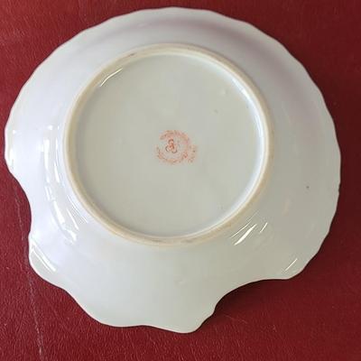 Hand Painted Shell Dish - Japan - 5 x 5 inches