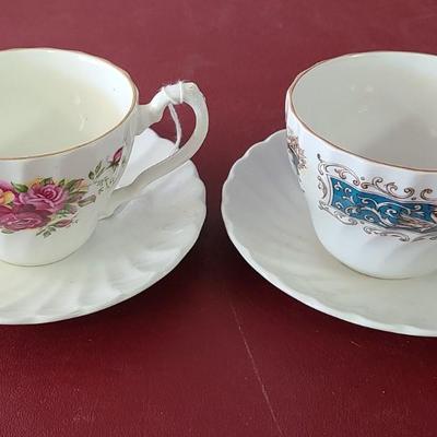 2 Cups & Saucers - Johnson Bros. England