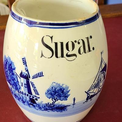 German Sugar Jar - 6 inches tall
