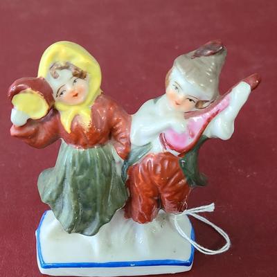 Boy and Girl Figurines - Japan - 4 inches tall