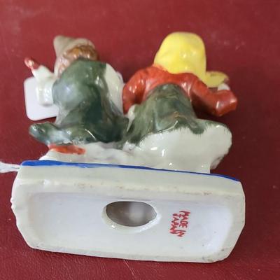 Boy and Girl Figurines - Japan - 4 inches tall