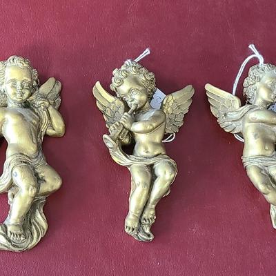 3 Cherubs from Italy - Approx. 6 inches tall