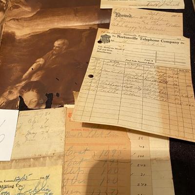 Old Papers and Receipts