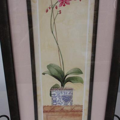 Framed Flower Artwork
