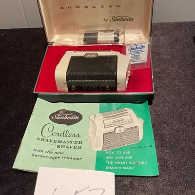 Vintage Sunbeam Shavemaster Shaver