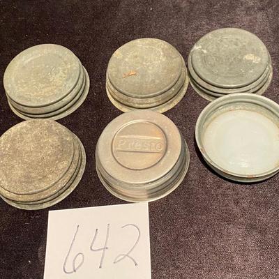 Vintage Jar Lids