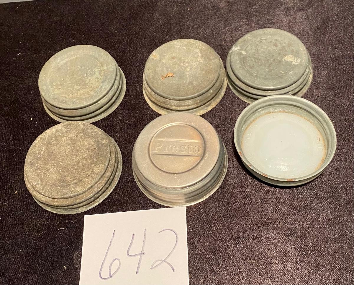 Vintage Jar Lids