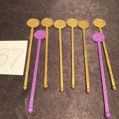 Vintage Caesar Swizzle Drink Sticks
