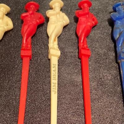 Vintage Beams Swizzle Drink Sticks