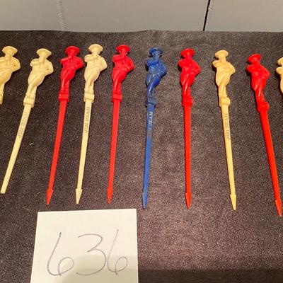 Vintage Beams Swizzle Drink Sticks