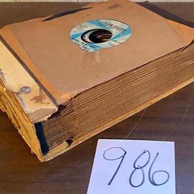 Vintage 45rpm Record Album