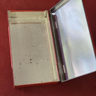 2 Tin Boxes - Hoffmann Swiss made - 4 1/2 x 3 and 6 x 3 inches
