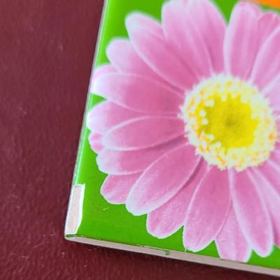 3 Colorful German Tiles - Approx. 4 x 4 inches