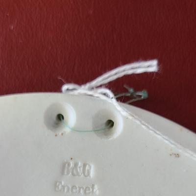 2 Round Wall Hangings - Eneret - 5 1/2 inches across