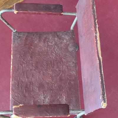 Vintage Barber's Booster Seat for a Child - Seat is 18 x 18 inches