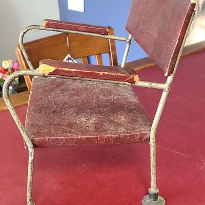 Vintage Barber's Booster Seat for a Child - Seat is 18 x 18 inches