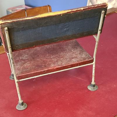 Vintage Barber's Booster Seat for a Child - Seat is 18 x 18 inches