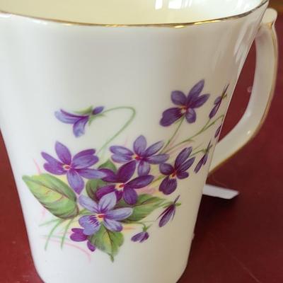 3 Bone China Mugs - England