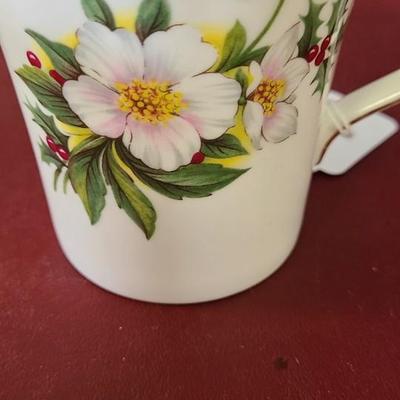 3 Bone China Mugs - England