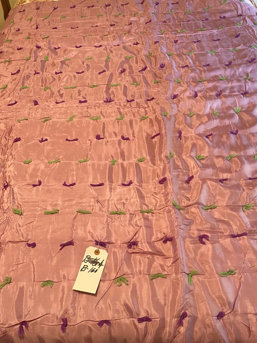 Rose Colored Bedspread