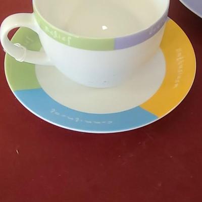 3 Mary Kay Dishes - Cup & Saucer and Small Plate