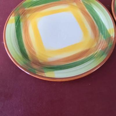 4 Vernon Ware Dessert Dishes  -  6 1/2 inches across