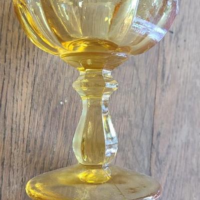 8 Gold Dessert Dishes / Bowls - Measure 4 3/4 inches tall and diameter
