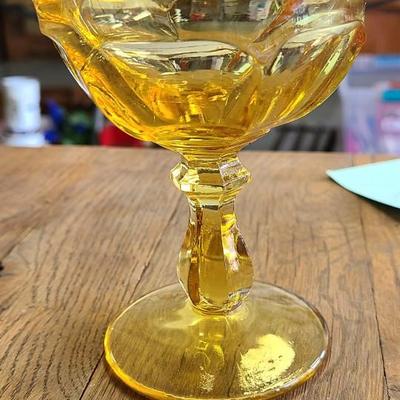 8 Gold Dessert Dishes / Bowls - Measure 4 3/4 inches tall and diameter