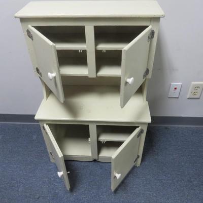 Wooden Child's Kitchen Cupboard - 24 x 12 inches and 36 inches tall